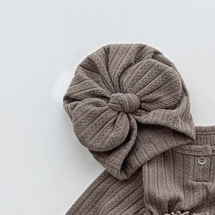 3938C Baby Clothing Set Autumn Spring New Girl's Two Piece Suit Knitted Jacquard T-shirt+Triangle Bread Pants Boy's Suit (Copy)